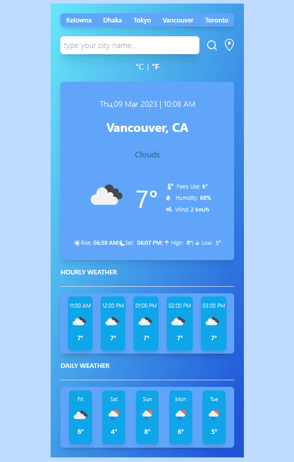 Weather Web App